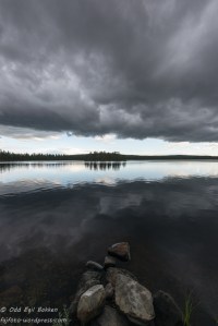 Mørk sky over Sorksjøen