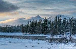 Sølen er et obligatorisk fotomotiv, også fra Isterfossen.
