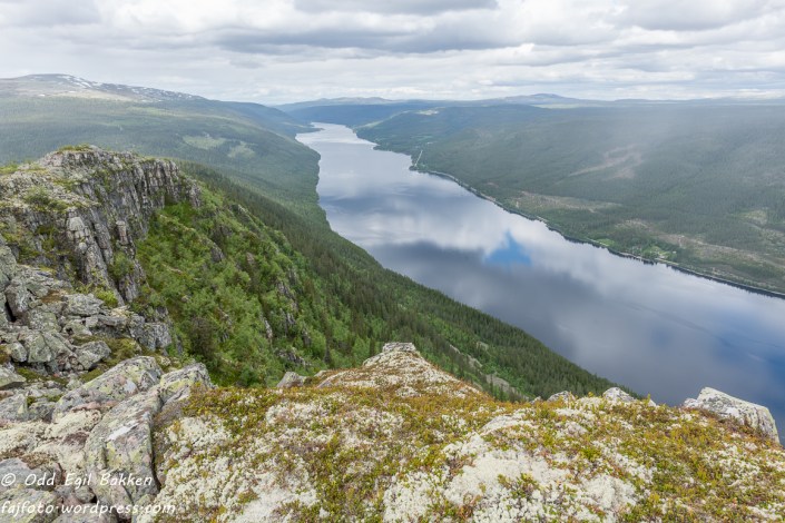 Utsikt nordover Engersjøen.