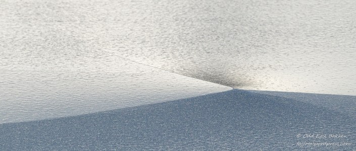 En knekk i nylagt elveis