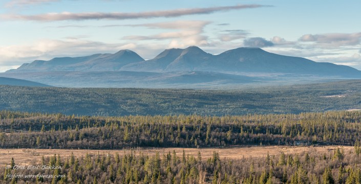 Fin utsikt til Sølen......